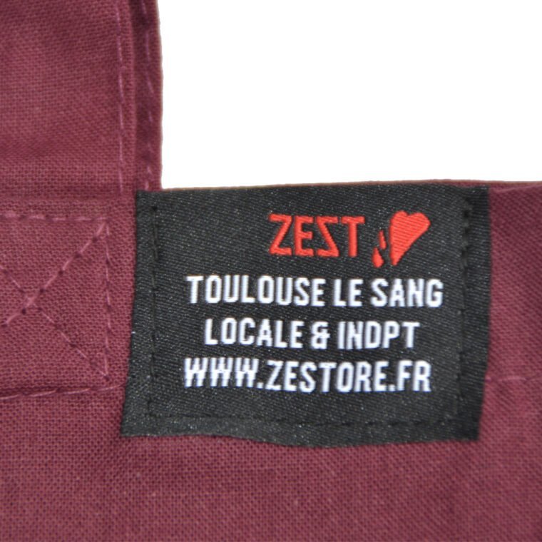 Tote Bag Zest Toulouse Line Bordeaux Etiquette Zoom