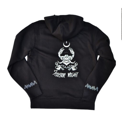 Sweat Hoodie Poison Night Noir Dos Zest Toulouse