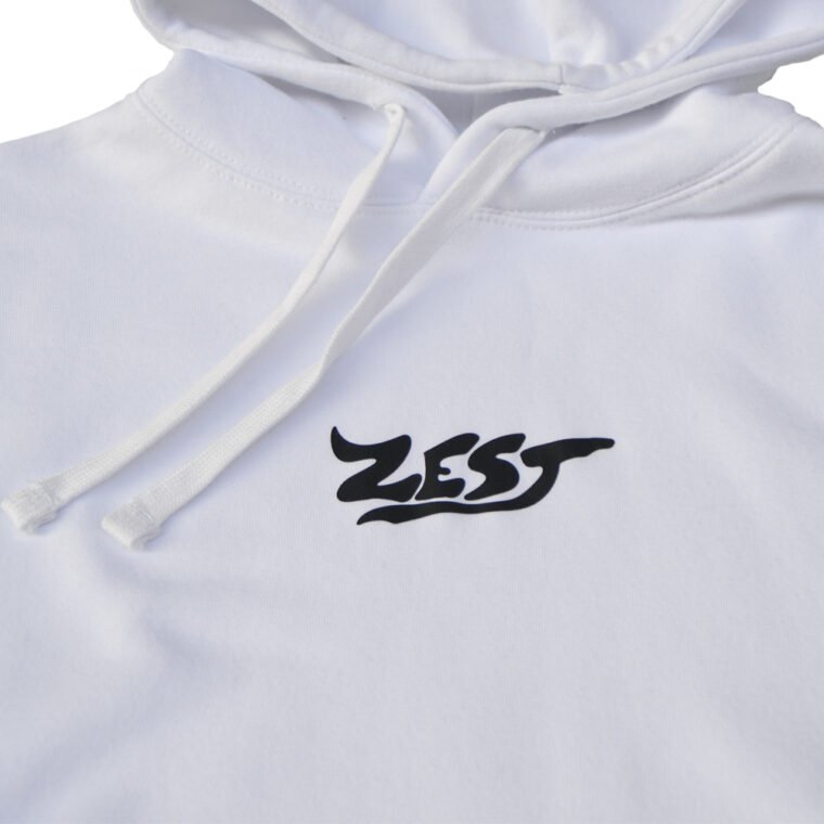 Sweat Hoodie ZEST Family Blanc Face Zoom Zest Toulouse
