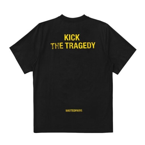 T Shirt Kick Noir Dos Wasted Paris