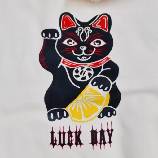 Luck Day Crème Hoodie Dos Zoom