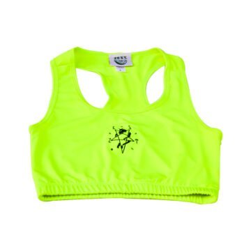 Brassiere Jaune Fluo Satan Face