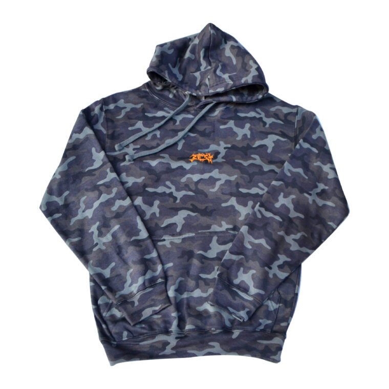 Hoodie Black Camo Dark Face