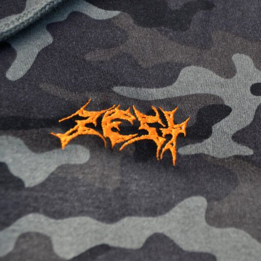 Hoodie Black Camo Dark Zoom