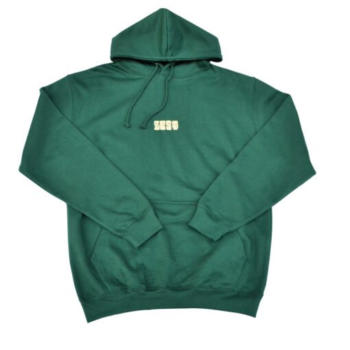 Hoodie Regular Vert Foret Face