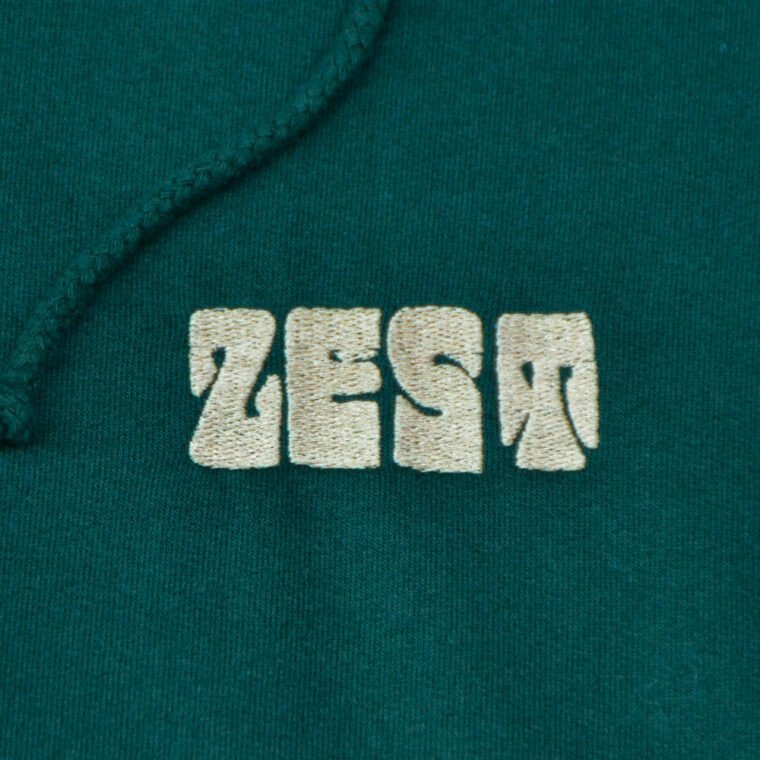 Hoodie Regular Vert Foret Zoom