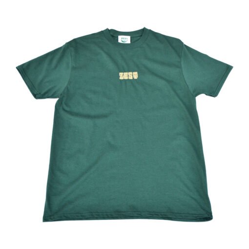 T Shirt Regular Vert Foret Face