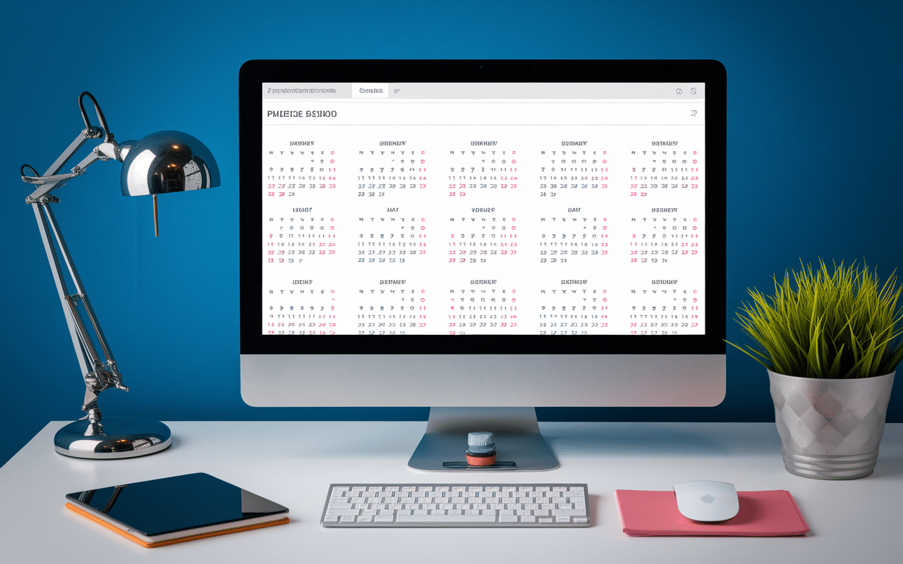 Ecran affichant framagenda simple et clair avec plusieurs calendriers