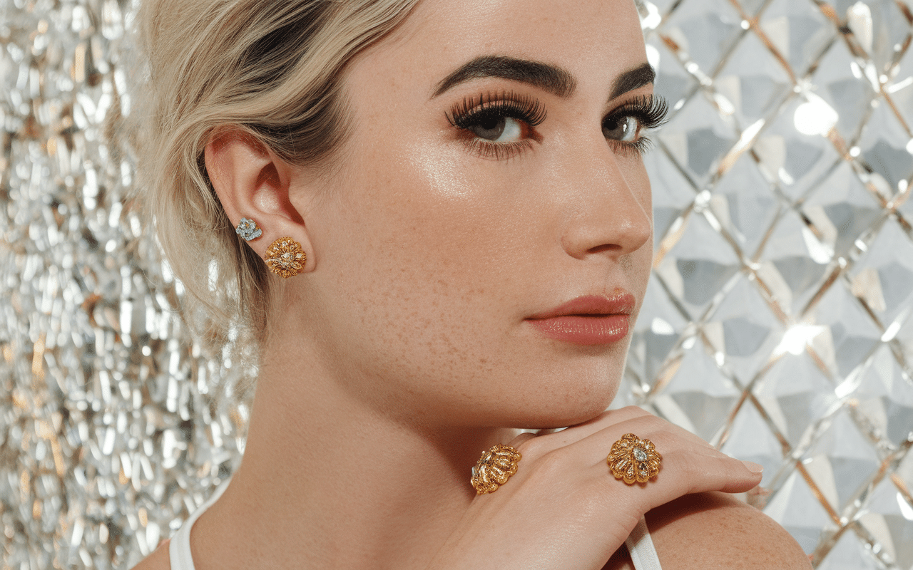 Collection bijoux piercing conch bienfaits or et pierres