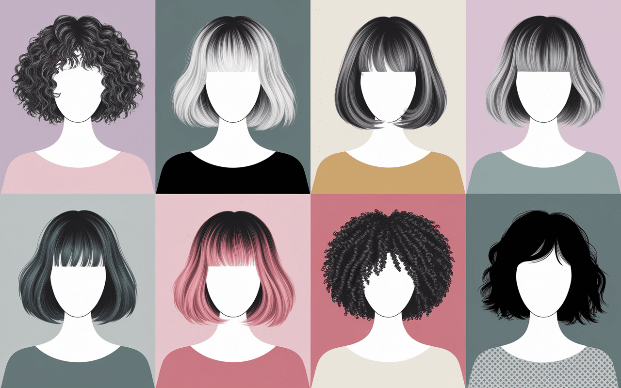 moodboard tendances coupe mi long femme 2025