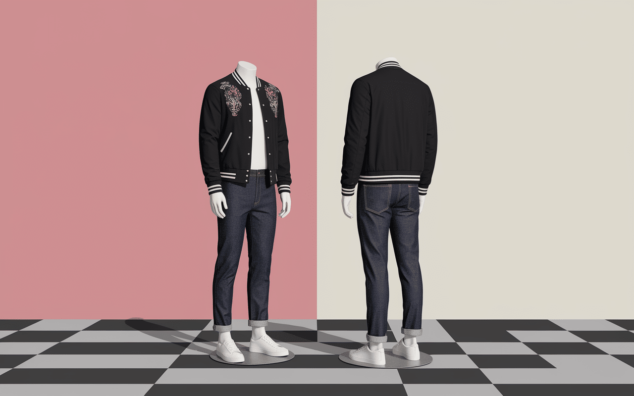 bomber japonais porter au quotidien urbain