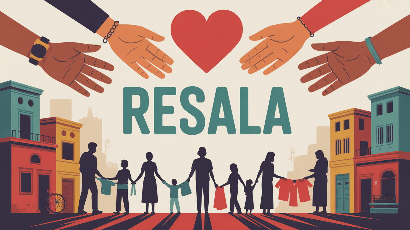 resala bénévoles distribuant aide alimentaire