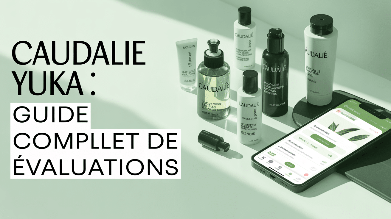 caudalie avis yuka illustration application analyse cosmétiques