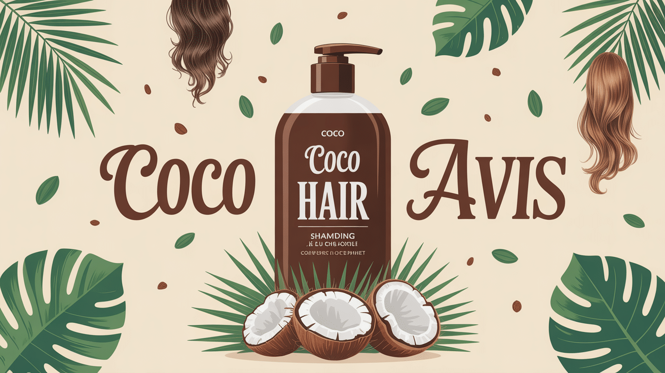 coco hair avis image shampooing huile de coco fond tropical