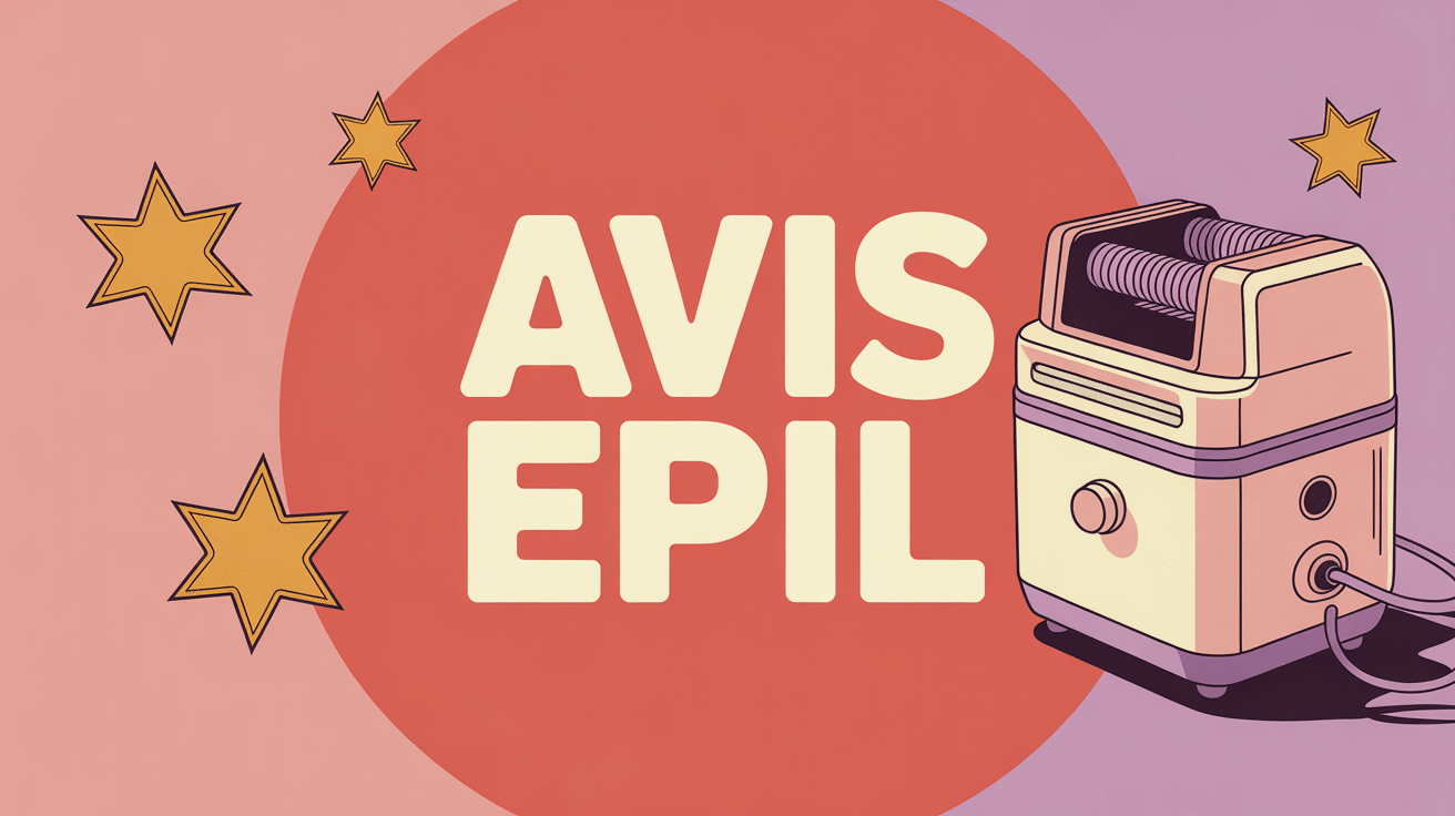 epil avis appareil epilation illustration moderne