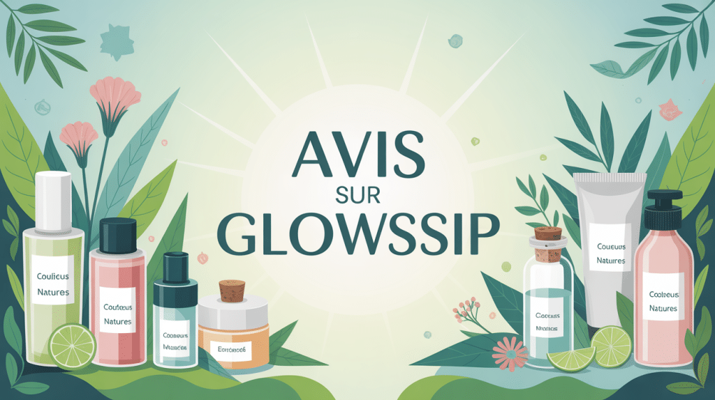 Glowssip avis tubes et flacons cosmetiques naturels