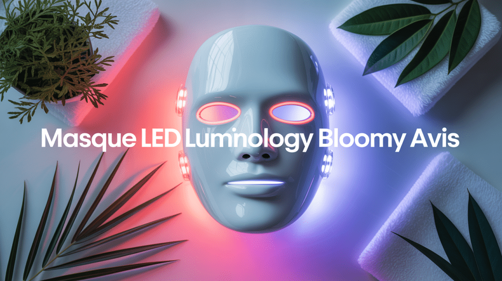 luminology bloomy avis image masque led facial