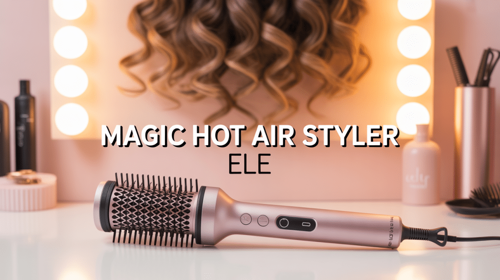magic hot air styler elle avis brosse soufflante avec accessoires coiffage