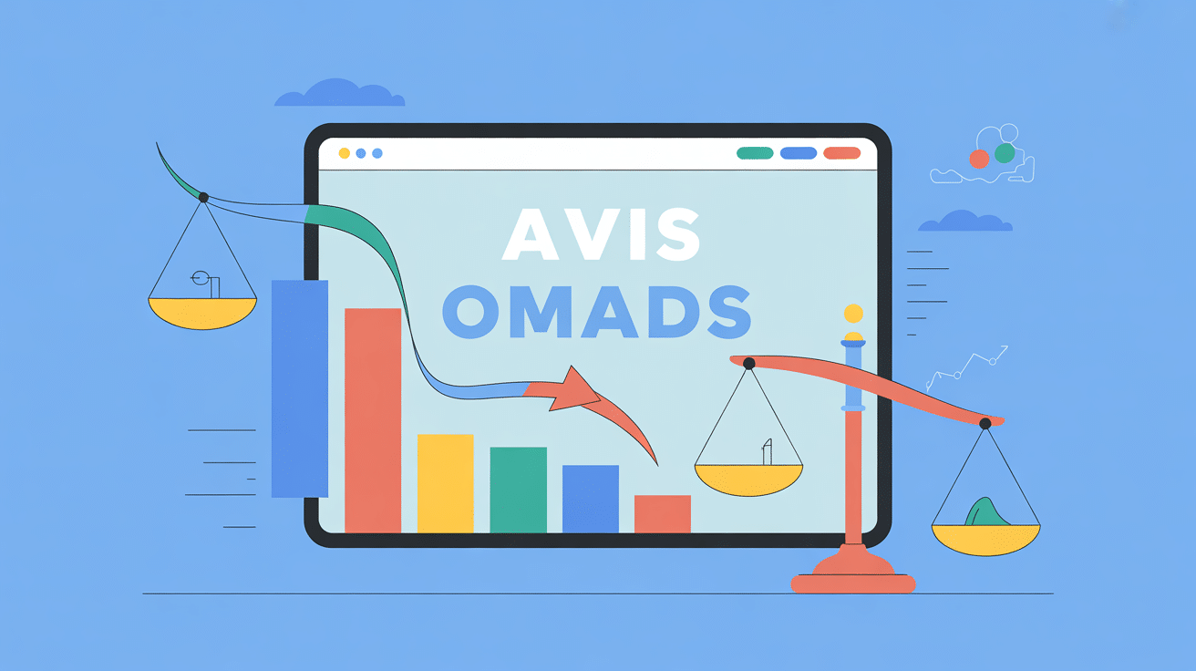 omads avis écran financier graphique balance