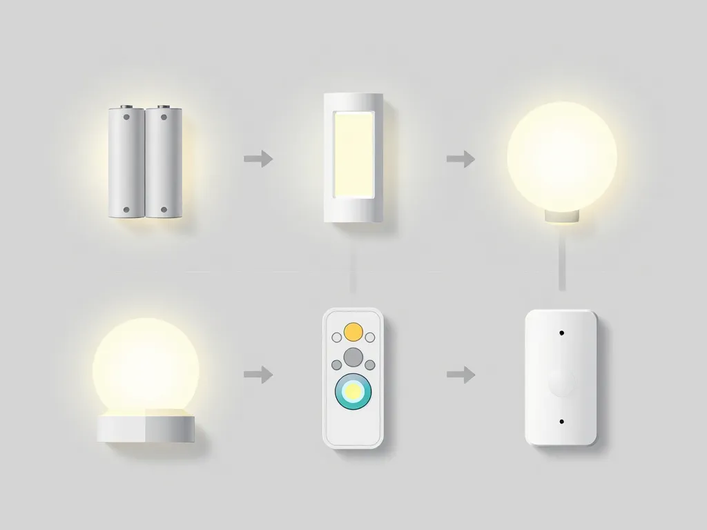 schéma conceptuel applique murale sans fil et ses atouts