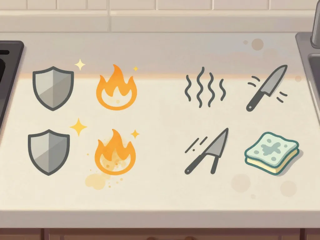 stratifié plan de travail avantages résistances faiblesses