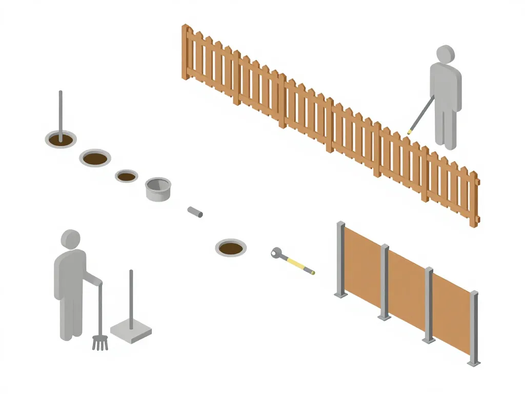 diagramme cloturation installation étapes