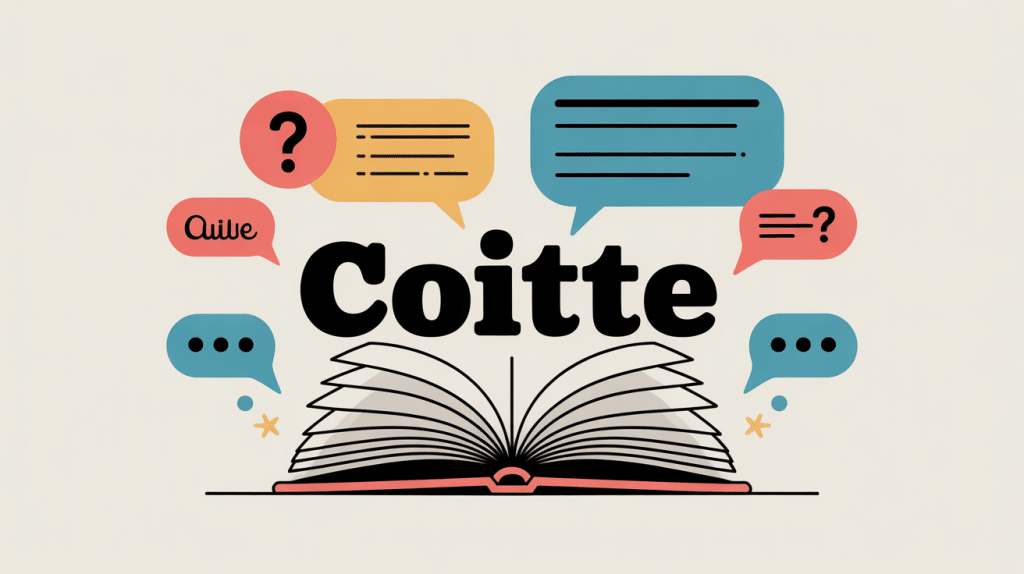 illustration coitte confusion dictionnaire vocabulaire sexuel