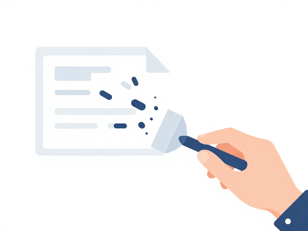 Suppression espaces vides documents numériques