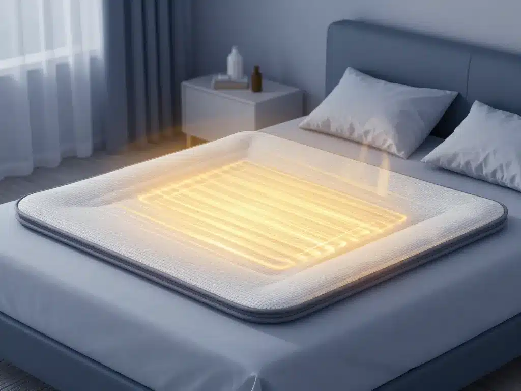 lidl surmatelas chauffant scène produit chambre