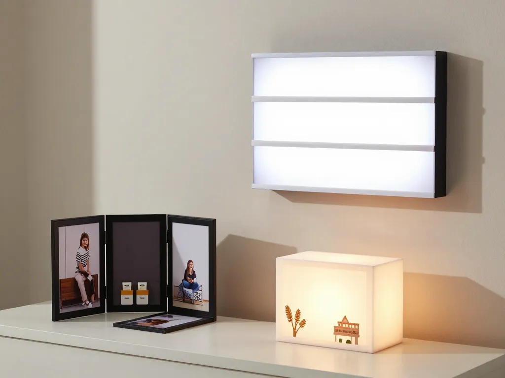 lightbox photo caisson lumineux déco