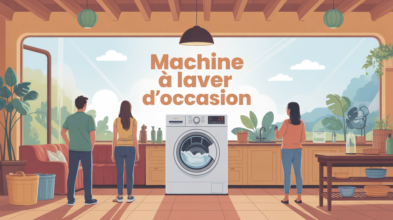machine a laver en occasion illustration achat