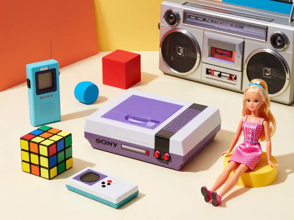 scène produits cultes objets des annees 80