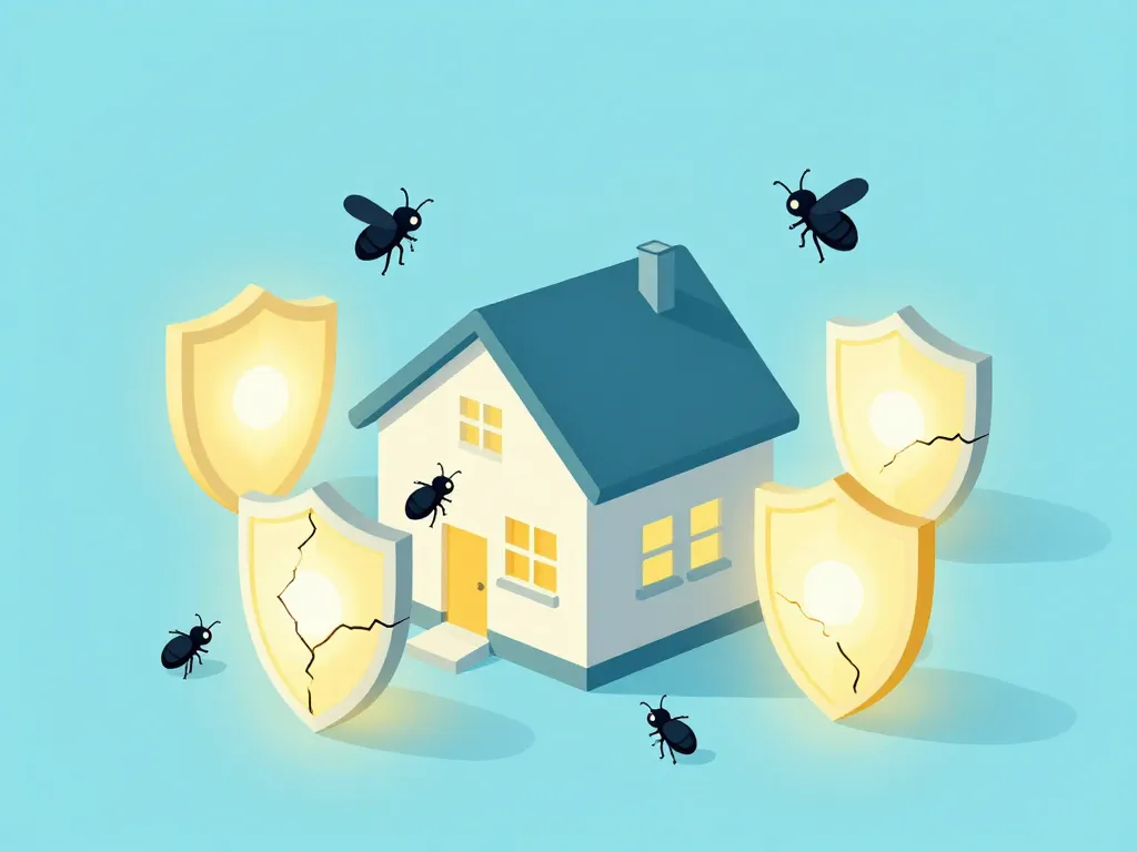 Prévenir insecte noir maison barrière protection