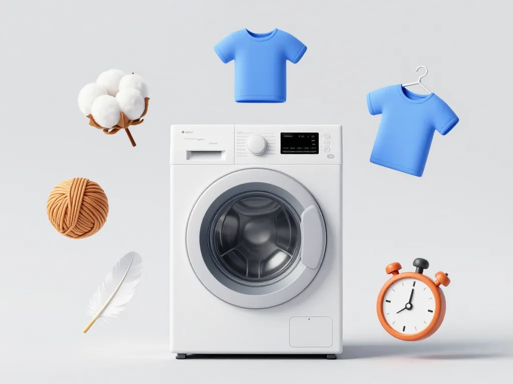 Symbole machine à laver signification regroupant icônes cycles coton, laine, rapide