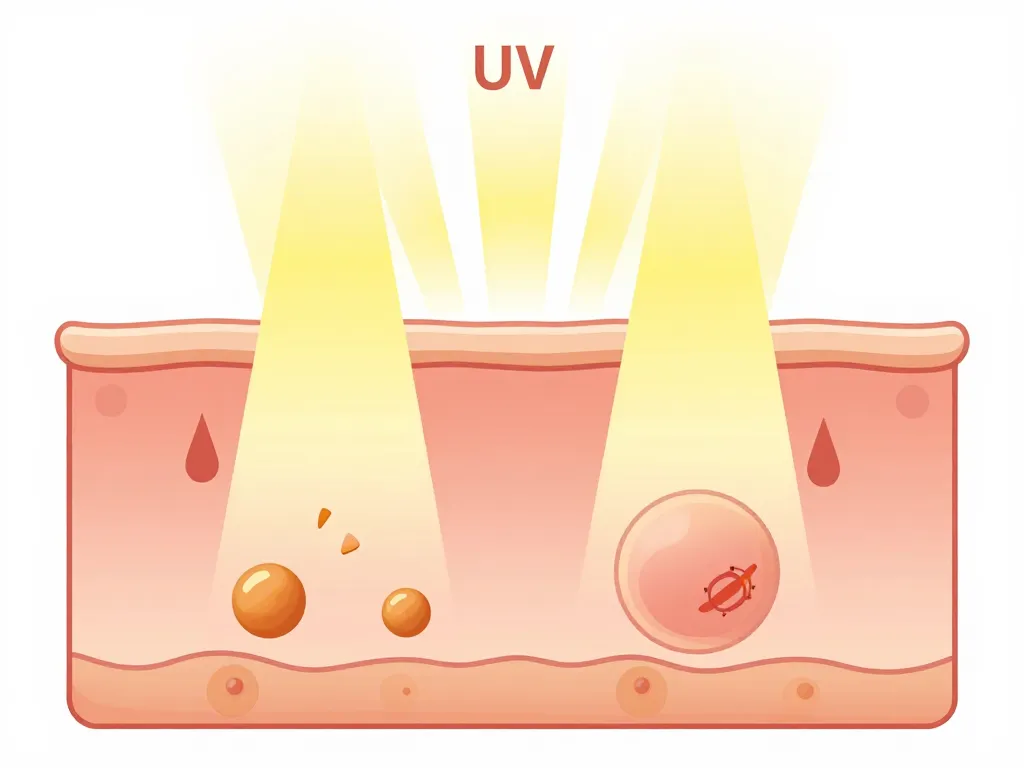 Schéma UV et bronzage à partir de combien d’UV on bronze