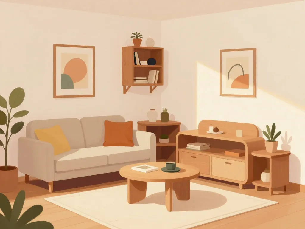 aménagement petite maison 50m2 mobilier multifonction