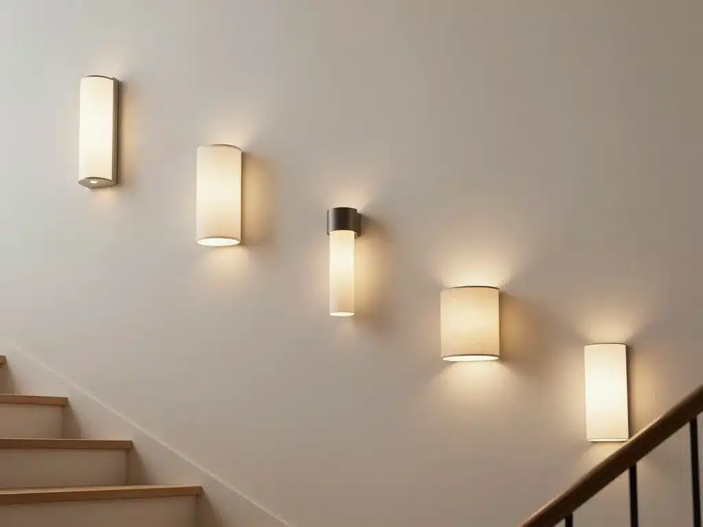 applique mural pour escalier led encastrée design