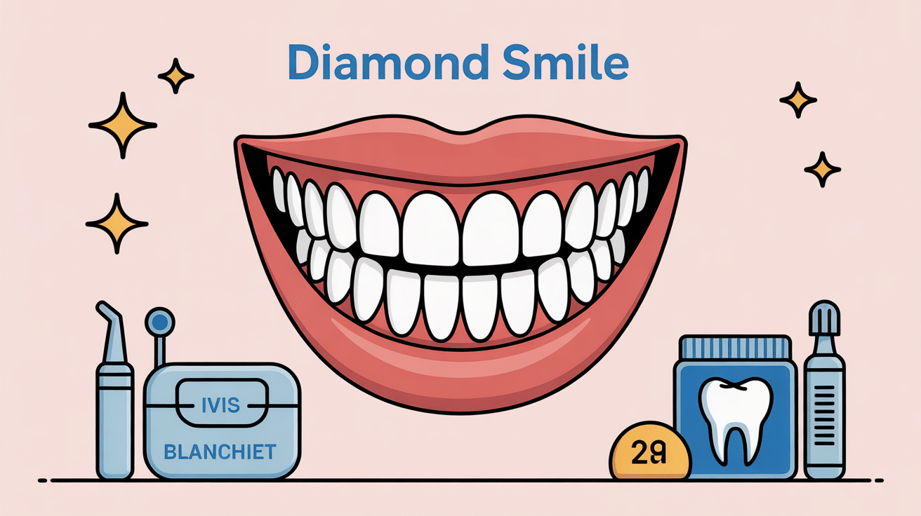 diamond smile avis image kit blanchiment LED