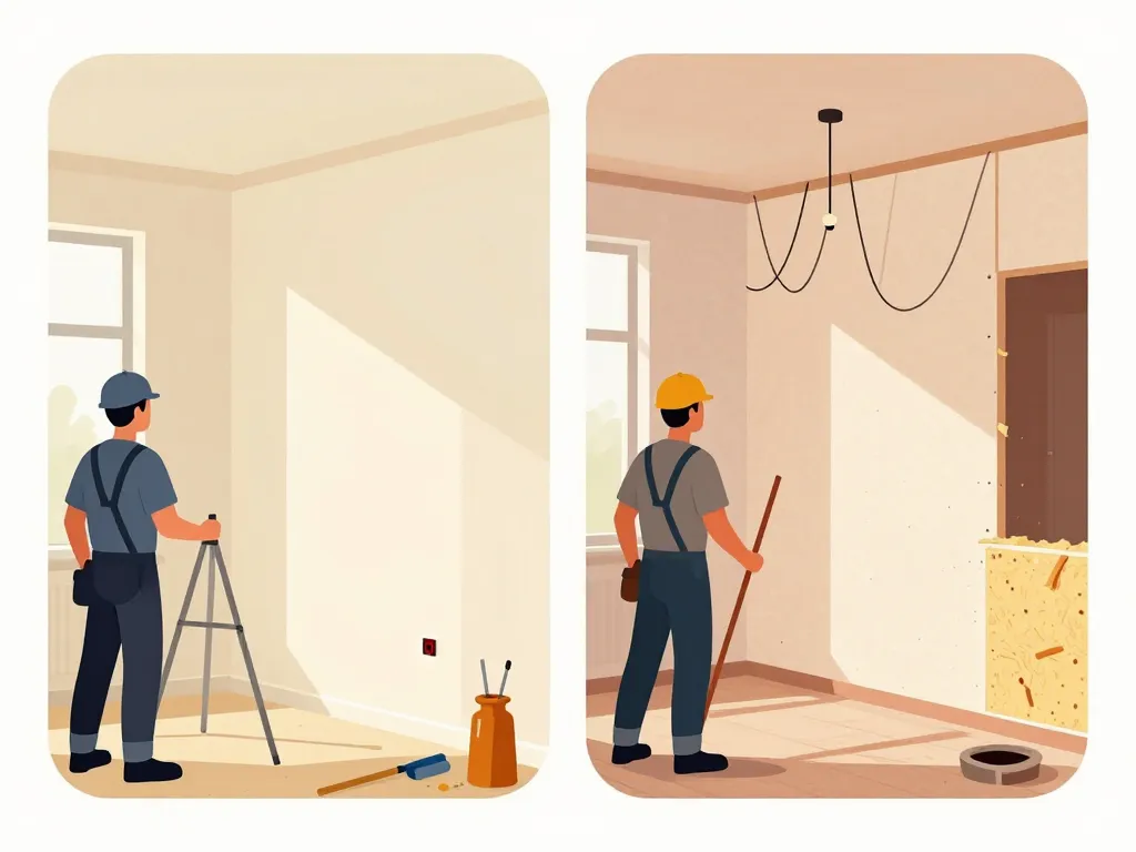 illustration électricité avant ou après isolation selon chantier