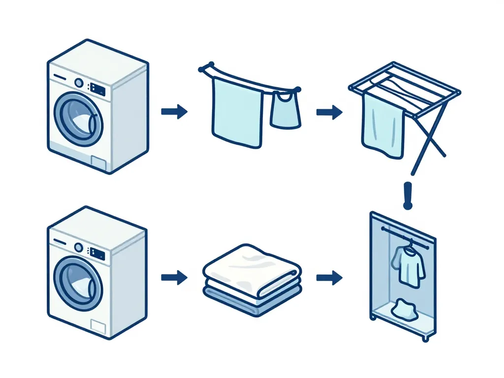 Linge parfumé gestes et routines étapes en image