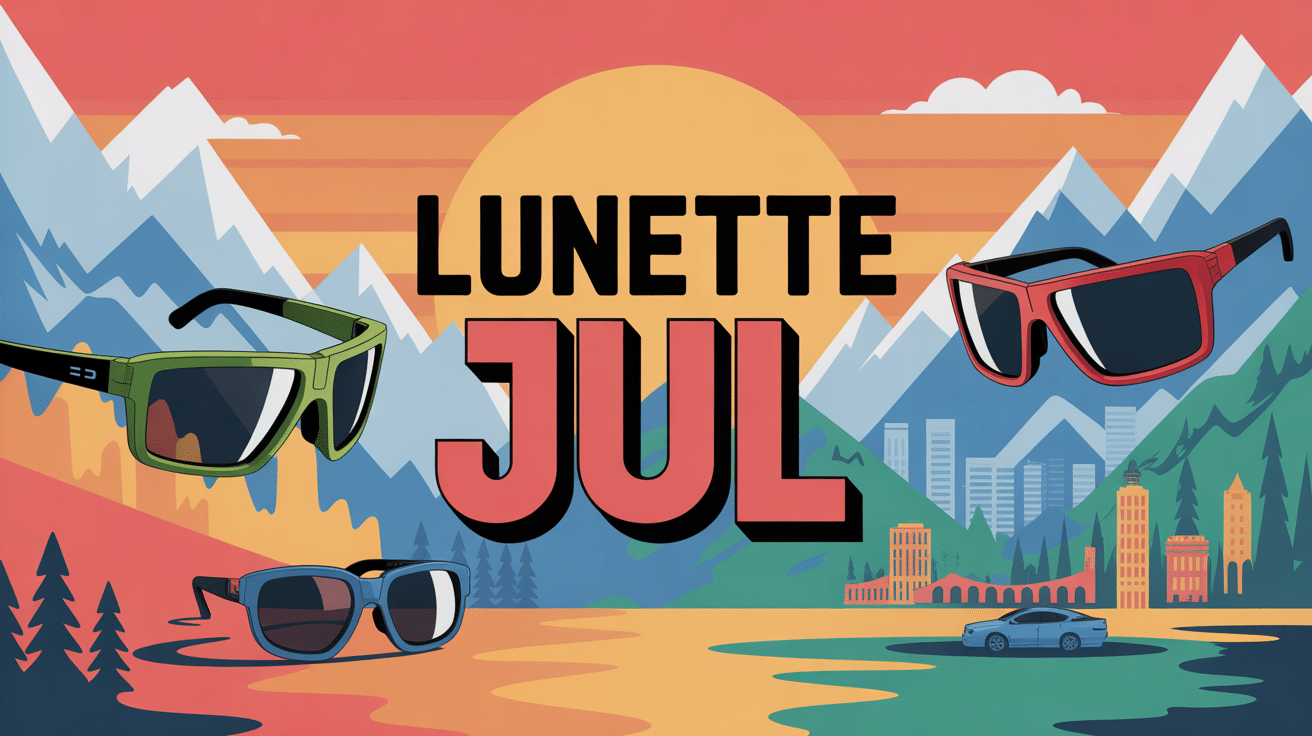 illustration univers lunette jul sport mode urbaine