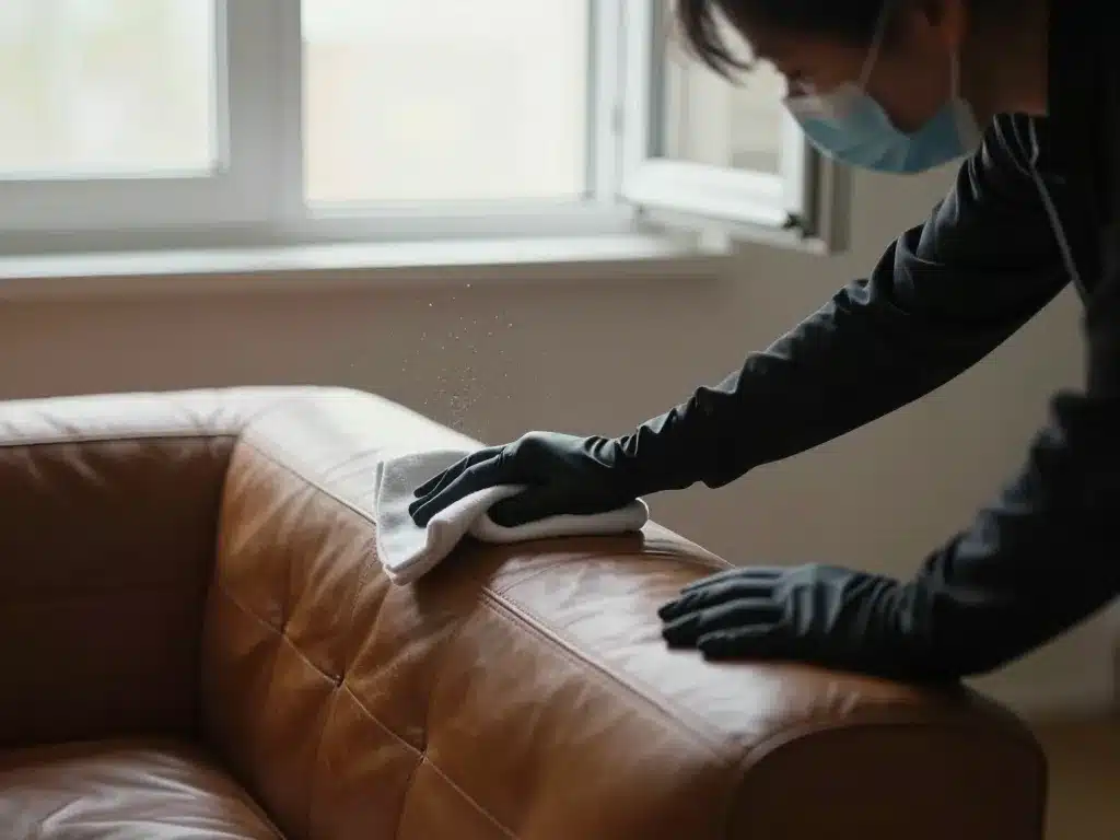 moisissure cuir danger nettoyage préventif