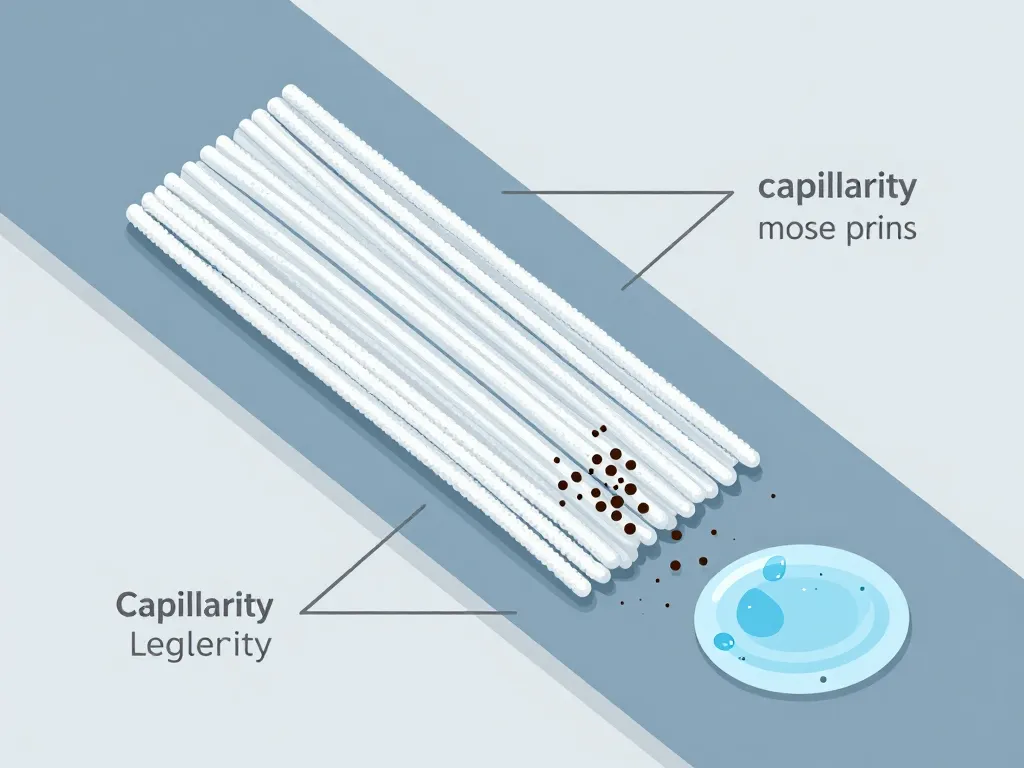 Schéma fonctionnement balai en microfibres sur sols