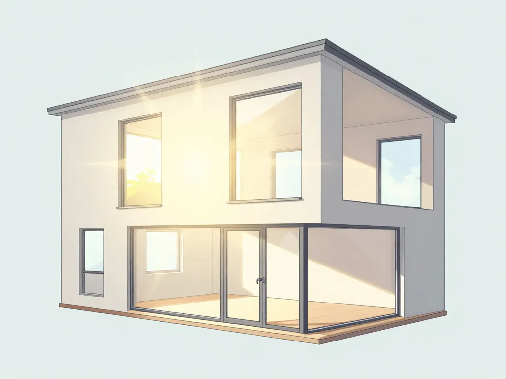 Sunlight houses principe bioclimatique schéma