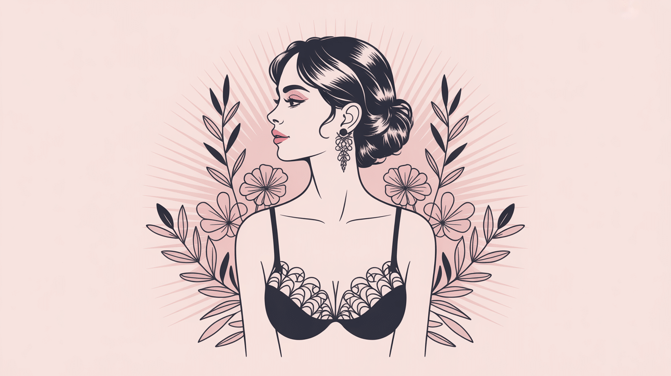 Illustration vectorielle tatouage bras femme dentelle chic