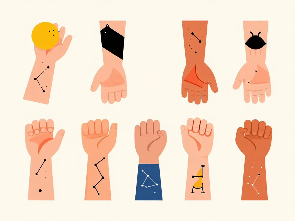 Motifs tatouage frere et soeur minimaliste unique