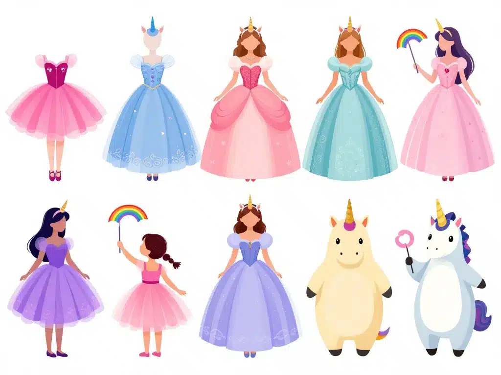 différents types robe licorne usages