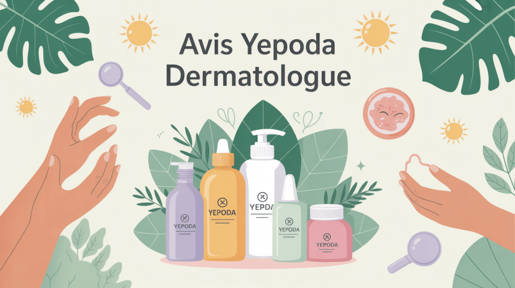 Illustration Yepoda avis dermatologue soins coréens
