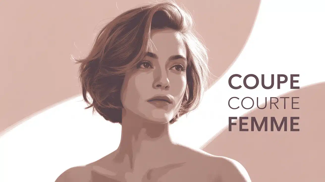 femme avec coupe courte femme moderne et élégante