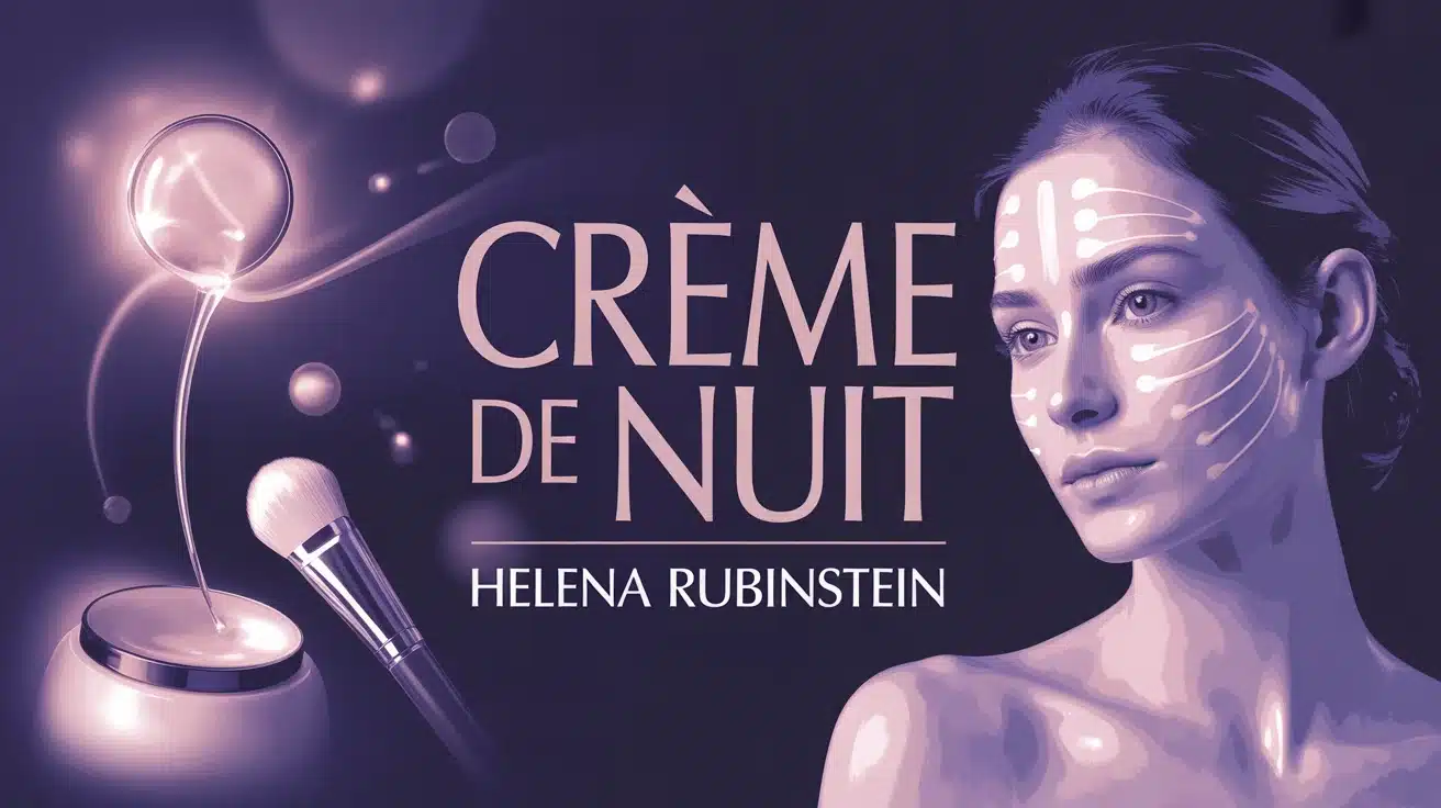 Illustration crème de nuit Helena Rubinstein visage lumineux régénération